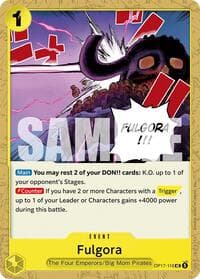 Fulgora - The World's Strongest Warriors - One Piece Card Game card
