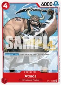 Atmos - The World's Strongest Warriors Release Event Cards - One Piece Card Game card