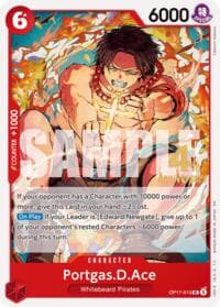 Portgas.D.Ace - The World's Strongest Warriors Release Event Cards - One Piece Card Game card