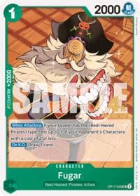 Fugar - The World's Strongest Warriors Release Event Cards - One Piece Card Game card
