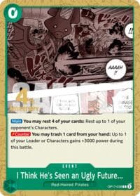 I Think He's Seen an Ugly Future... - The World's Strongest Warriors Release Event Cards - One Piece Card Game card