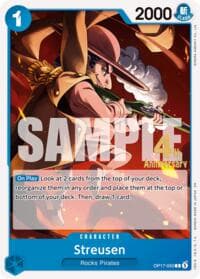 Streusen (050) - The World's Strongest Warriors Release Event Cards - One Piece Card Game card
