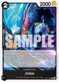 Jinbe (083) - The World's Strongest Warriors Release Event Cards - One Piece Card Game card