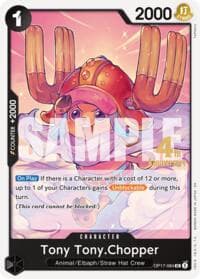 Tony Tony.Chopper - The World's Strongest Warriors Release Event Cards - One Piece Card Game card
