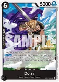Dorry - The World's Strongest Warriors Release Event Cards - One Piece Card Game card
