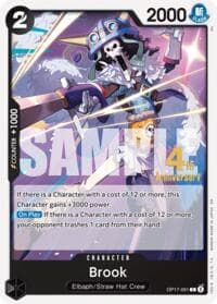 Brook - The World's Strongest Warriors Release Event Cards - One Piece Card Game card