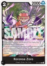 Roronoa Zoro (095) - The World's Strongest Warriors Release Event Cards - One Piece Card Game card