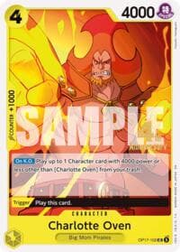 Charlotte Oven - The World's Strongest Warriors Release Event Cards - One Piece Card Game card