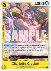 Charlotte Cracker - The World's Strongest Warriors Release Event Cards - One Piece Card Game card