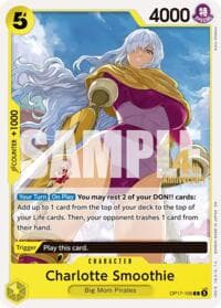 Charlotte Smoothie - The World's Strongest Warriors Release Event Cards - One Piece Card Game card