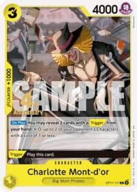 Charlotte Mont-d'or - The World's Strongest Warriors Release Event Cards - One Piece Card Game card