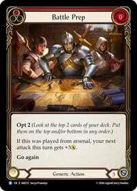 Battle Prep (Red) - Usurp the Shadow Throne - Flesh and Blood TCG card