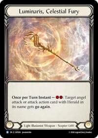 Luminaris, Celestial Fury - Silver Age: Usurp the Shadow Throne - Flesh and Blood TCG card