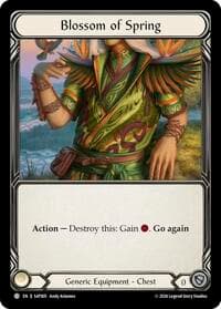 Blossom of Spring (SAT005) - Silver Age: Usurp the Shadow Throne - Flesh and Blood TCG card
