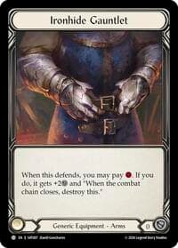 Ironhide Gauntlet - Silver Age: Usurp the Shadow Throne - Flesh and Blood TCG card