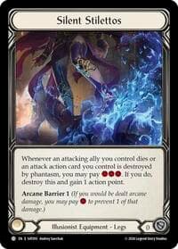Silent Stilettos - Silver Age: Usurp the Shadow Throne - Flesh and Blood TCG card