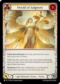 Herald of Judgment - Silver Age: Usurp the Shadow Throne - Flesh and Blood TCG card