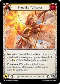 Herald of Victoria - Silver Age: Usurp the Shadow Throne - Flesh and Blood TCG card