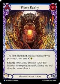 Pierce Reality - Silver Age: Usurp the Shadow Throne - Flesh and Blood TCG card