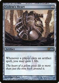 Golem's Heart - WPN & Gateway Promos - Magic: The Gathering card