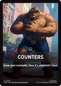 Counters Theme Card - Commander: Marvel Super Heroes - Magic: The Gathering card