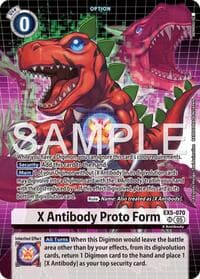 X Antibody Proto Form (Tamer's Selection Box Ver. X Antibody) - Digimon Promotion Cards - Digimon Card Game card