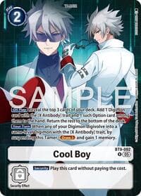 Cool Boy (Tamer's Selection Box Ver. X Antibody) - Digimon Promotion Cards - Digimon Card Game card