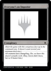 Everyone's an Imposter - Un-Known Event Playtest Cards - Magic: The Gathering card