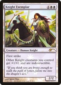 Knight Exemplar - Media Promos - Magic: The Gathering card