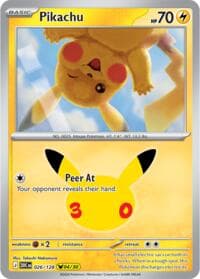 Pikachu - ME: 30th Celebration - Pokemon card