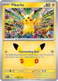 Pikachu - ME: 30th Celebration - Pokemon card