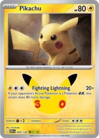 Pikachu - ME: 30th Celebration - Pokemon card