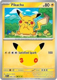 Pikachu - ME: 30th Celebration - Pokemon card