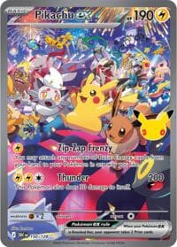 Pikachu ex - ME: 30th Celebration - Pokemon card