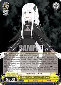 "Witch of Greed" Echidna - Re:ZERO -Starting Life in Another World- Vol.3 - Weiss Schwarz card