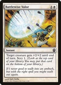 Battlewise Valor - Theros - Magic: The Gathering card