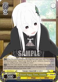 Distant Happy Times, Echidna - Re:ZERO -Starting Life in Another World- Vol.3 - Weiss Schwarz card