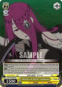 "Witch of Sloth" Sekhmet - Re:ZERO -Starting Life in Another World- Vol.3 - Weiss Schwarz card