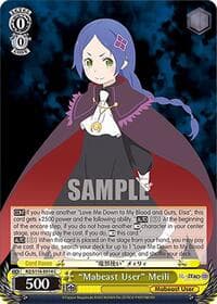 "Mabeast User" Meili - Re:ZERO -Starting Life in Another World- Vol.3 - Weiss Schwarz card