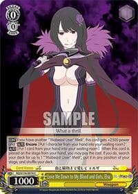 Love Me Down to My Blood and Guts, Elsa - Re:ZERO -Starting Life in Another World- Vol.3 - Weiss Schwarz card