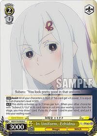 In Uniform, Echidna - Re:ZERO -Starting Life in Another World- Vol.3 - Weiss Schwarz card