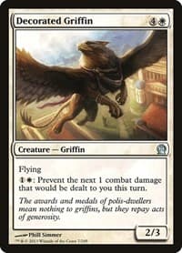 Decorated Griffin - Theros - Magic: The Gathering card