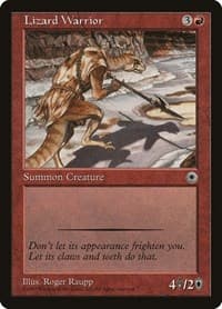 Lizard Warrior - Portal - Magic: The Gathering card