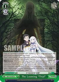 The Looming "Trial" - Re:ZERO -Starting Life in Another World- Vol.3 - Weiss Schwarz card