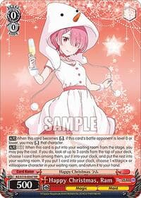 Happy Christmas, Ram - Re:ZERO -Starting Life in Another World- Vol.3 - Weiss Schwarz card