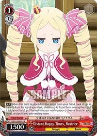 Distant Happy Times, Beatrice - Re:ZERO -Starting Life in Another World- Vol.3 - Weiss Schwarz card