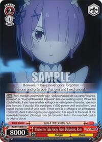 Chance to Take Away From Delusions, Ram - Re:ZERO -Starting Life in Another World- Vol.3 - Weiss Schwarz card