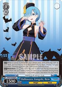 Halloween Jiangshi, Rem - Re:ZERO -Starting Life in Another World- Vol.3 - Weiss Schwarz card