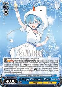 Happy Christmas, Rem - Re:ZERO -Starting Life in Another World- Vol.3 - Weiss Schwarz card