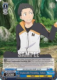 Irreplaceable Friendship, Subaru - Re:ZERO -Starting Life in Another World- Vol.3 - Weiss Schwarz card